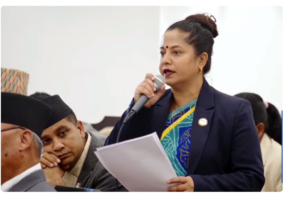 संसदमा कांग्रेस सांसद थपलियाले भनिन्- देशकाे माटाेलाई नविर्स
